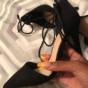 Black heels